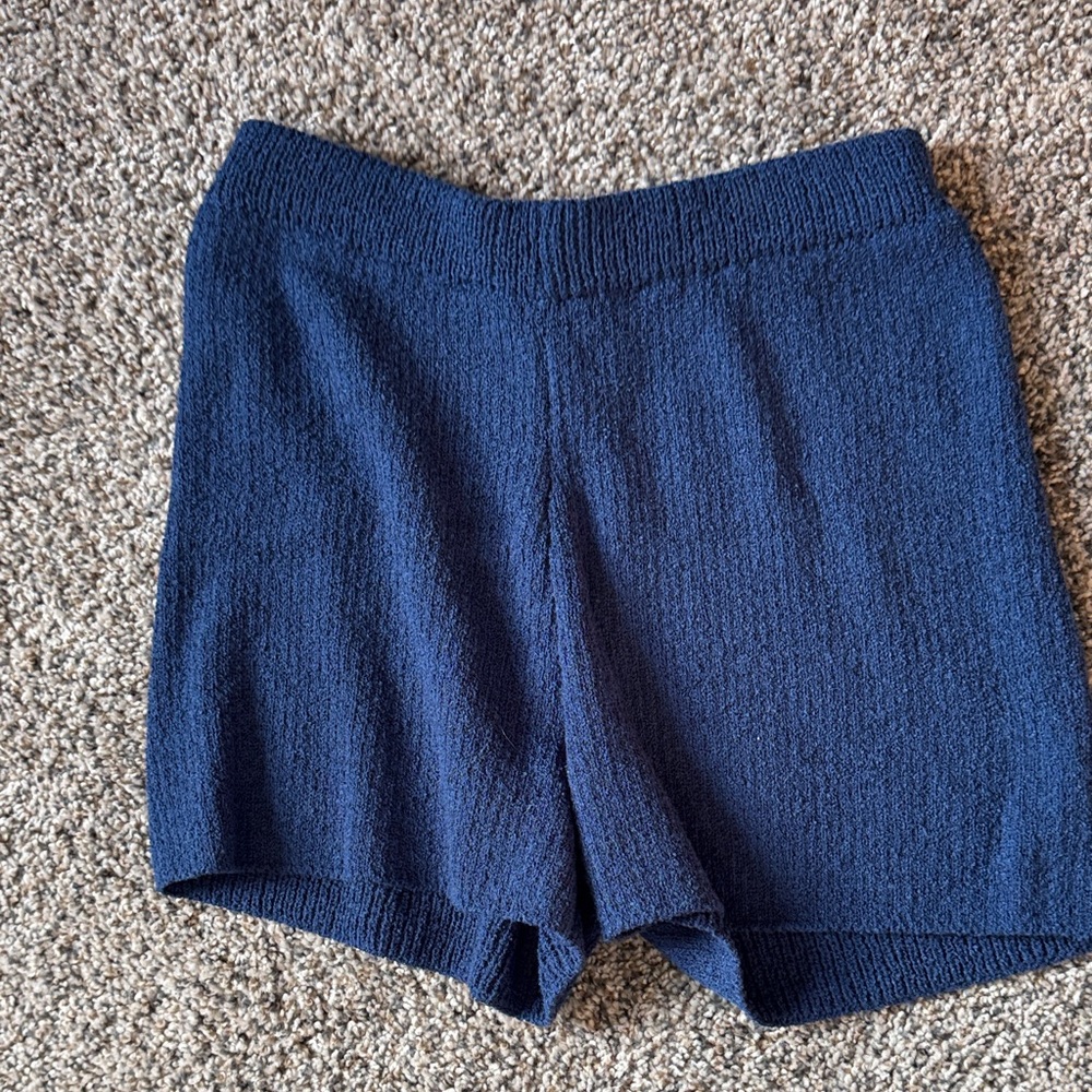 Everlane Navy Short Sleeve Knit Top - Women's - Picture 5 of 6